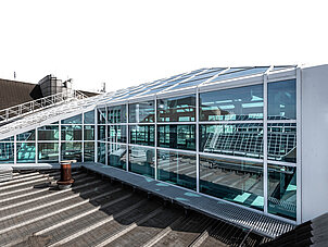 removal and replacement of a high-level rooflight