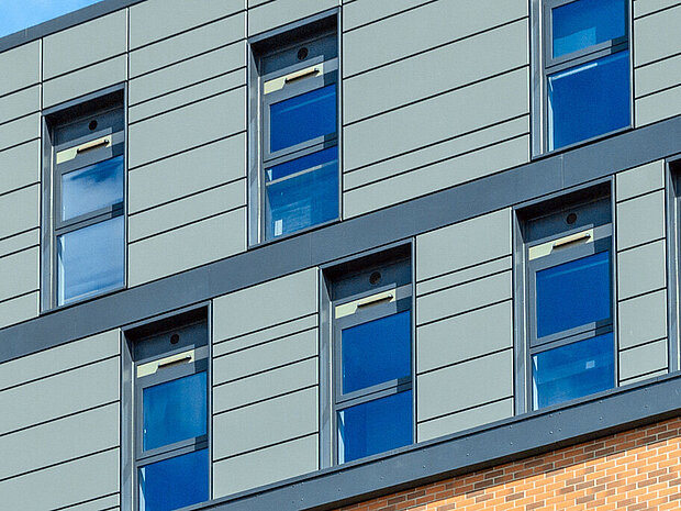 re-cladding student accommodation buildings