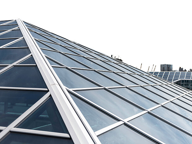 Weathertight access design removal and replacement of a high-level rooflight